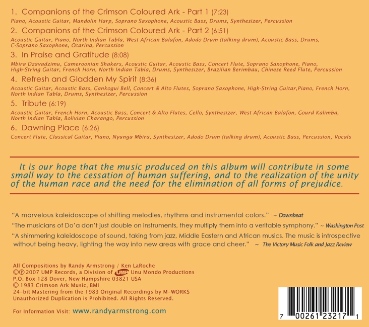 Companions of the Crimson Coloured Ark - Click Image to Close